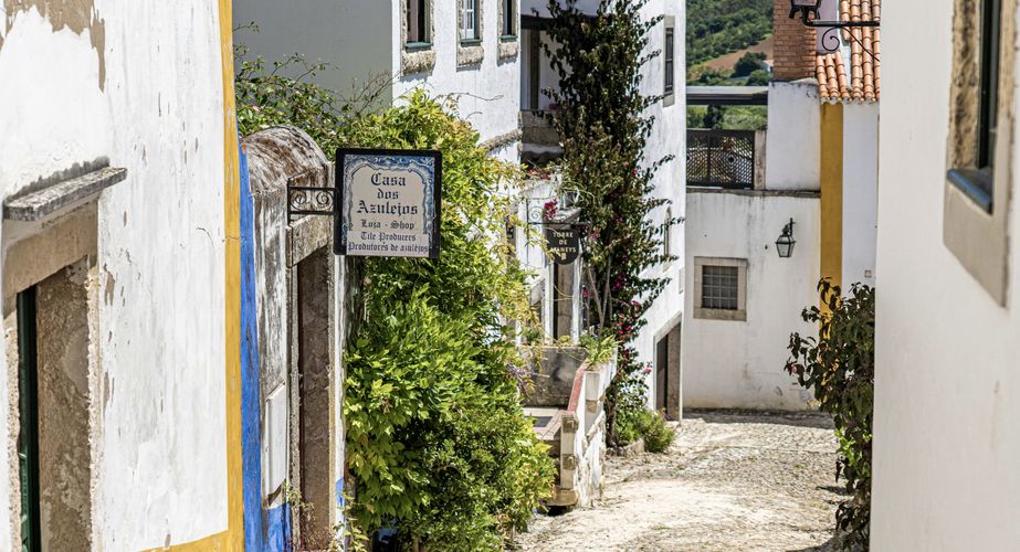 Obidos Portugal straatjes Obidos Portugal straatjes